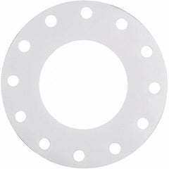 Made in USA - 6" Pipe, Flange Gasket - Gore-Tex GR, White, 1/16" Thick - All Tool & Supply