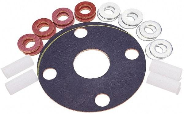 Made in USA - 10" Pipe, 10" ID x 16" OD Flange Gasket - Neoprene Rubber, 1/8" Thick - All Tool & Supply