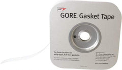 Made in USA - 0.02" Thick x 1" Wide, Gore-Tex Gasket Tape - 50' Long, White - All Tool & Supply