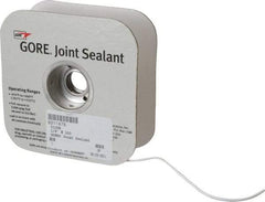 Value Collection - 100' Long x 1/8" Wide Gore Tex Joint Sealant - White, 1/8 to 1/4" Approximate Flange Form Width - All Tool & Supply