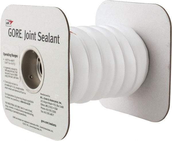 Value Collection - 15' Long x 1/2" Wide Gore Tex Joint Sealant - White, 1-1/8 to 1-1/2" Approximate Flange Form Width - All Tool & Supply