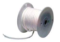 Made in USA - 20' Long x 1" Wide Economy PTFE Joint Sealant - White, 2-1/2+" Approximate Flange Form Width - All Tool & Supply