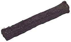 Made in USA - 3/16" x 44' Spool Length, Acrylic Fiber Graphite Yarn Compression Packing - 500° F Max, Dark Gray - All Tool & Supply