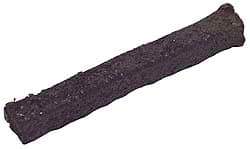 Made in USA - 1/8" x 115' Spool Length, Graphite Yarn Compression Packing - 3,500 Max psi, -450 to 6000° F, Dark Gray - All Tool & Supply