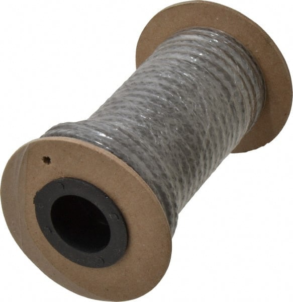 Made in USA - 3/16" x 16-1/2' Spool Length, 100% GFO Fiber Compression Packing - All Tool & Supply