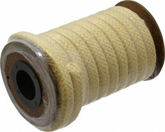 Made in USA - 3/8" x 22' Spool Length, PTFE/Aramid Composite Compression Packing - All Tool & Supply