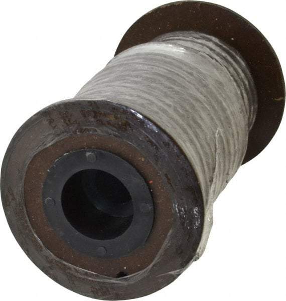 Made in USA - 3/16" x 19.4' Spool Length, Graphite Impregnated Aramid Compression Packing - 1,800 Max psi, -50 to 600° F, Gray - All Tool & Supply