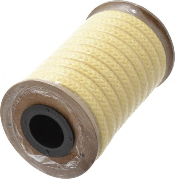 Made in USA - 3/8" x 10-1/2' Spool Length, TFE/Aramid Compression Packing - All Tool & Supply