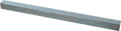 Made in USA - 12" Long x 11/16" High x 11/16" Wide, Zinc-Plated Oversized Key Stock - C1018 Steel - All Tool & Supply