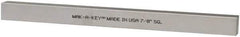 Made in USA - 12" Long x 7/8" High x 7/8" Wide, Zinc-Plated Oversized Key Stock - C1018 Steel - All Tool & Supply