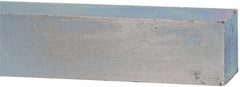 Made in USA - 12" Long x 1" High x 1" Wide, Zinc-Plated Oversized Key Stock - C1018 Steel - All Tool & Supply