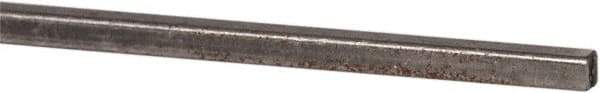 Made in USA - 12" Long x 1/16" High x 1/16" Wide, Over/Undersized Key Stock - 1090/1095 Steel - All Tool & Supply