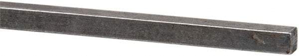 Made in USA - 12" Long x 3/16" High x 3/16" Wide, Over/Undersized Key Stock - 1090/1095 Steel - All Tool & Supply