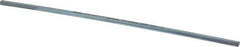 Made in USA - 12" Long, Zinc-Plated Step Key Stock for Gears - C1018 Steel - All Tool & Supply