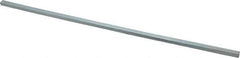 Made in USA - 12" Long, Zinc-Plated Step Key Stock for Gears - C1018 Steel - All Tool & Supply