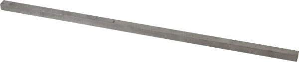 Made in USA - 12" Long x 5/16" High x 5/16" Wide, Undersized Key Stock - Type 316 Stainless Steel - All Tool & Supply