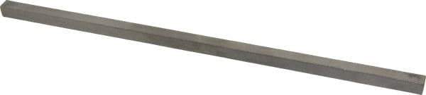 Made in USA - 12" Long x 3/8" High x 3/8" Wide, Undersized Key Stock - Type 316 Stainless Steel - All Tool & Supply