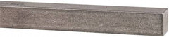 Made in USA - 12" Long x 1/2" High x 1/2" Wide, Undersized Key Stock - Type 316 Stainless Steel - All Tool & Supply