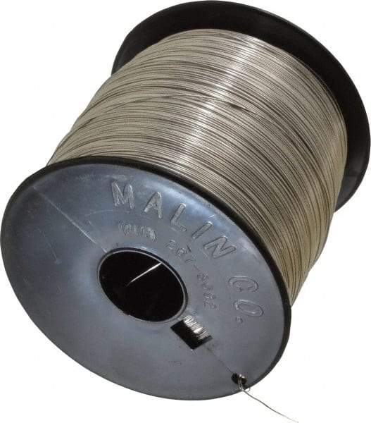 Value Collection - 24 Gage, 0.02 Inch Diameter x 4,625 Ft. Long, 302/304 Safety Lock Wire - 5 Lb. Shipping Weight - All Tool & Supply