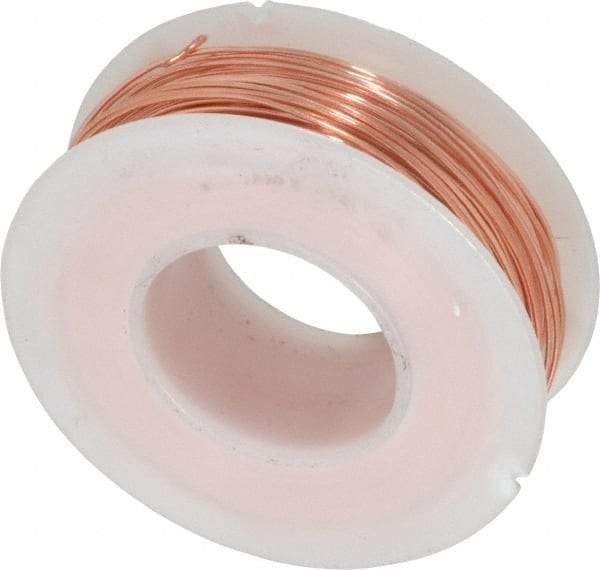 Made in USA - 22 Gage, 0.0253" Diameter x 125' Long, Bare, Copper Bus Bar Wire - Pure Copper (ASTM B3) - All Tool & Supply