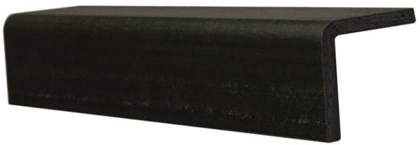 Made in USA - 3 Inch Leg Long x 1/4 Inch Thick x 10 Ft. Long, Standard Plastic Angle - All Tool & Supply