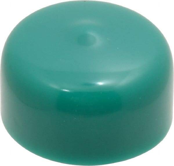 Caplugs - 1" ID, Stretchable Cap - 1/2" Long, Vinyl, Green - All Tool & Supply