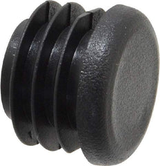 Caplugs - Round Head Plug - 3/4" OD, Polyethylene, Black - All Tool & Supply