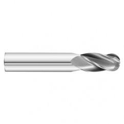 1/4 x 2 x 4-1/2 4 Flute Ball Nose  End Mill- Series 3200SD - All Tool & Supply