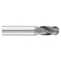 27/64 x 1 x 2-3/4 4 Flute Ball Nose  End Mill- Series 3200SD - All Tool & Supply