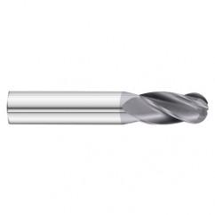 9/16 SOLID CARBIDE BALL ENDMILL - All Tool & Supply