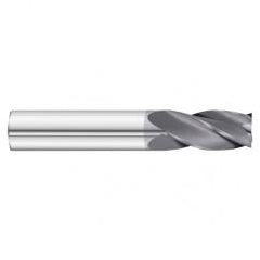 23/64 Dia. x 2-1/2 Overall Length 4-Flute Square End Solid Carbide SE End Mill-Round Shank-Center Cut-TiAlN - All Tool & Supply