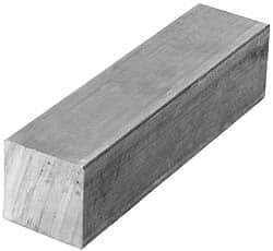 Value Collection - 3/8 Inch Square x 24 Inch Long, Aluminum Square Bar - +/- 0.25 Inch Tolerance, Alloy 6061 - All Tool & Supply