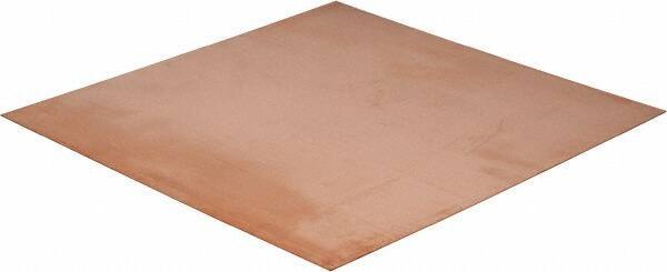 Value Collection - 0.032 Inch Thick x 12 Inch Square, Copper Sheet - Alloy 101 OFHC - All Tool & Supply