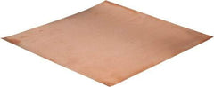 Value Collection - 0.01 Inch Thick x 12 Inch Square, Copper Sheet - Alloy 110 - All Tool & Supply