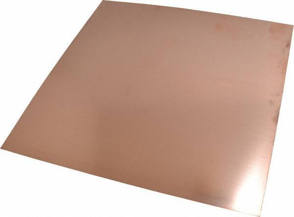 Value Collection - 0.016 Inch Thick x 12 Inch Square, Copper Sheet - Alloy 110 - All Tool & Supply