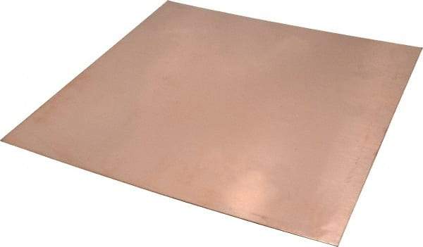 Value Collection - 0.043 Inch Thick x 12 Inch Square, Copper Sheet - Alloy 110 - All Tool & Supply