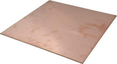 Value Collection - 1/8 Inch Thick x 12 Inch Square, Copper Sheet - Alloy 110 - All Tool & Supply