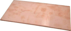 Value Collection - 1/4 Inch Thick x 6 Inch Wide x 12 Inch Long, Copper Sheet - Alloy 110 - All Tool & Supply