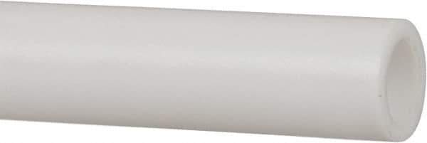 Made in USA - 7/8 Inch Outside Diameter x 4 Ft. Long, Plastic Round Tube - PTFE (Virgin), +/- 0.025 Inch Tolerance - All Tool & Supply