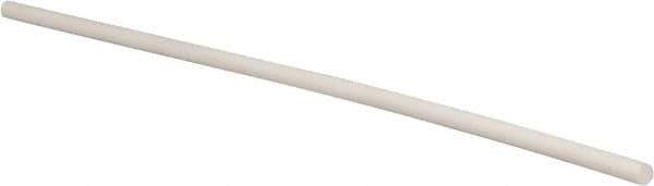 Made in USA - 5' Long, 5/8" Diam, PTFE (Glass-Filled) Plastic Rod - +0.005 Inch Length Tolerance - All Tool & Supply