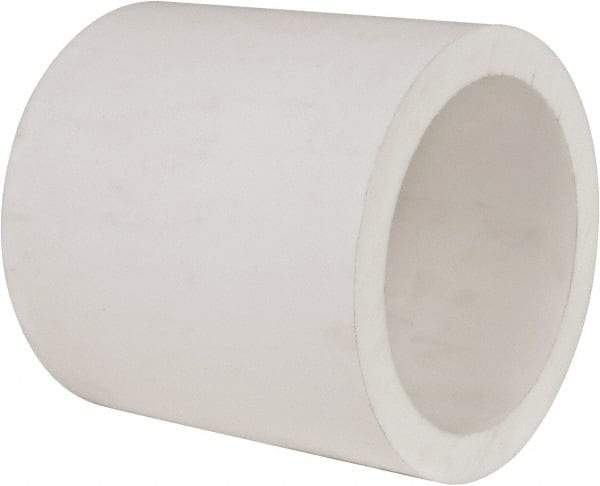 Made in USA - 5 Inch Outside Diameter x 1 Ft. Long, Plastic Round Tube - PTFE (Virgin) - All Tool & Supply