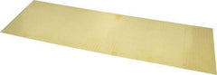 Made in USA - 10 Piece, 18 Inch Long x 6 Inch Wide x 0.002 Inch Thick, Shim Sheet Stock - Brass - All Tool & Supply