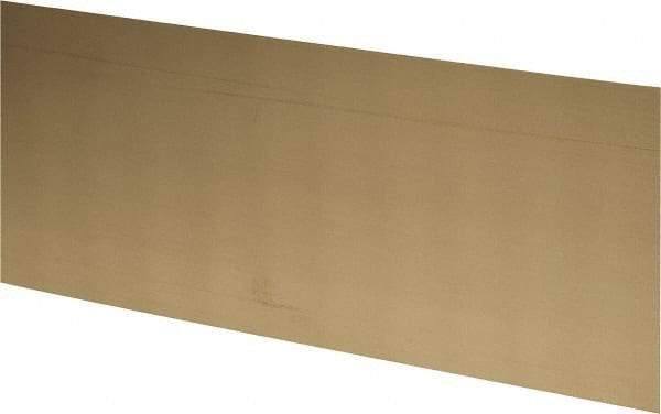 Made in USA - 2 Piece, 25 Inch Long x 6 Inch Wide x 0.031 Inch Thick, Shim Sheet Stock - Brass - All Tool & Supply