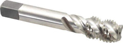 Balax - 3/4-10 UNC 4 Flute Modified Bottoming Spiral Flute Tap - Powdered Metal, Bright Finish, 4-1/4" OAL, Right Hand Flute, Right Hand Thread, H3, Series BX200 - All Tool & Supply