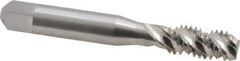 Balax - 3/8-16 UNC 3 Flute 3B Modified Bottoming Spiral Flute Tap - Powdered Metal, Bright Finish, 2-15/16" OAL, Right Hand Flute, Right Hand Thread, H3, Series BX200 - All Tool & Supply