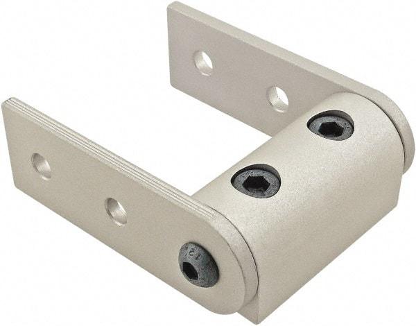 80/20 Inc. - 25mm Wide, Open Shelving Universal Pivot Nub Assembly - Aluminum, Clear Anodized Finish, 75mm Long, Use with 25 Series & Bolt Kit 75-3404 - All Tool & Supply