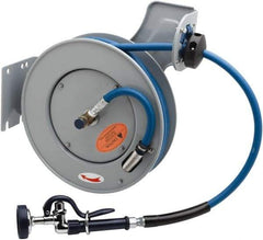 T&S Brass - 35' Spring Retractable Hose Reel - 300 psi, Hose Included - All Tool & Supply