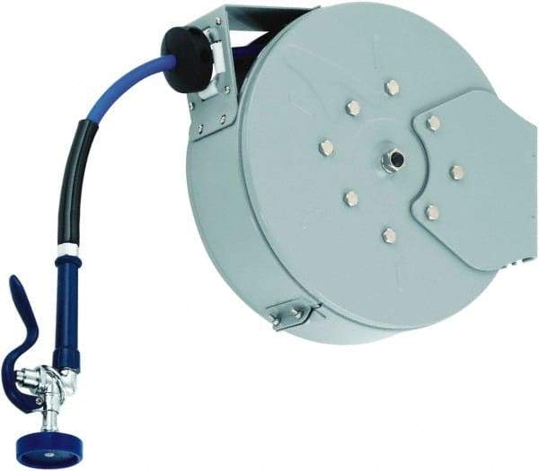 T&S Brass - 30' Spring Retractable Hose Reel - 300 psi, Hose Included - All Tool & Supply