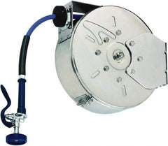 T&S Brass - 30' Spring Retractable Hose Reel - 300 psi, Hose Included - All Tool & Supply