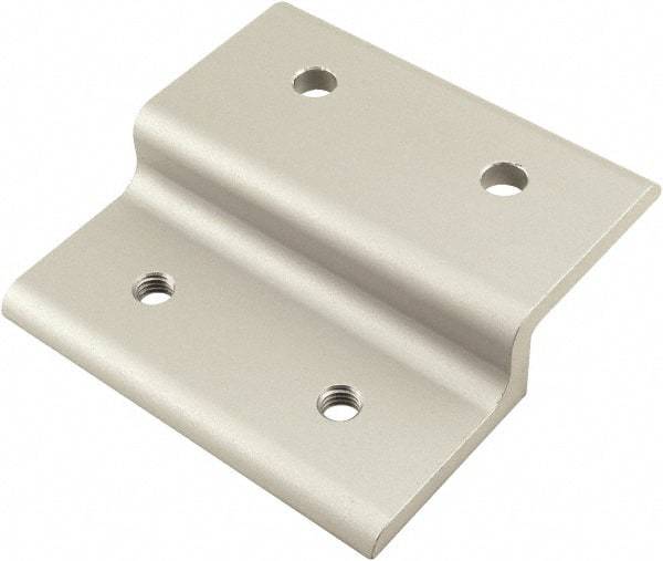 80/20 Inc. - 90mm Wide, Open Shelving Accessory/Component - Aluminum, Clear Anodized Finish, 87mm Long, Use with 45 Series & Bolt Kits 75-3619 & 11-8312 - All Tool & Supply